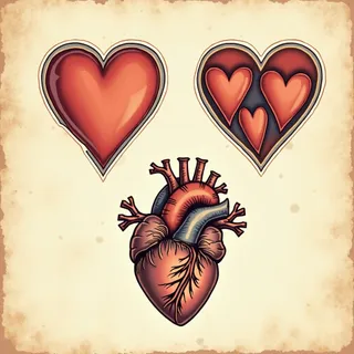 3 Heart Tattoo Designs: Symbolism, Inspiration & Placement