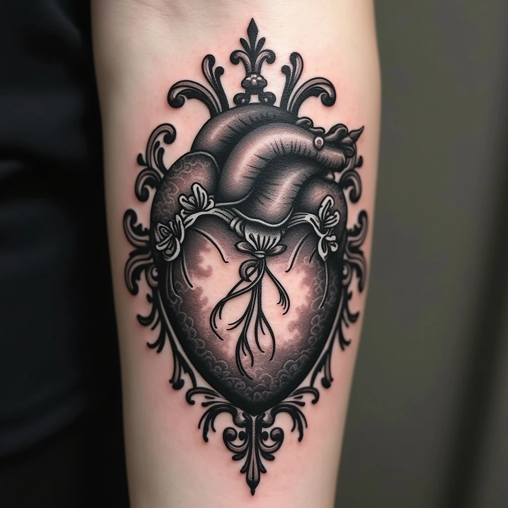 Elegant Heart Tattoos: Three Designs to Inspire