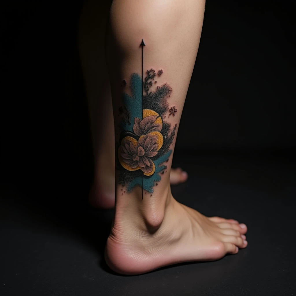 Abstract Ankle Band Tattoos & Their Cultural Meanings