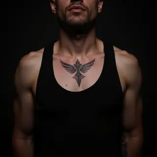 Small Abstract Chest Tattoos for Men: Meaning & Design Ideas