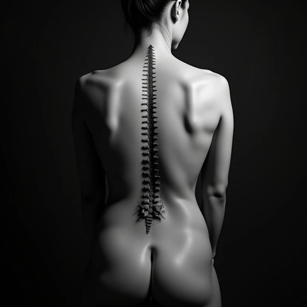 Small Word Tattoos on Your Spine: Placement & Inspiration