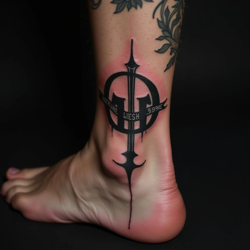 Best Ankle Tattoos for Men: Blackwork & XL Designs
