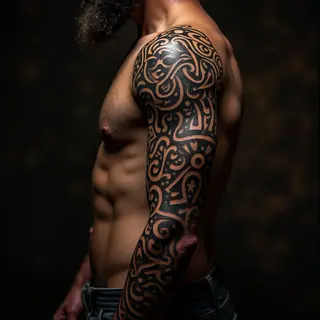 Arm Sleeve Tattoo Ideas: A Polynesian Guide