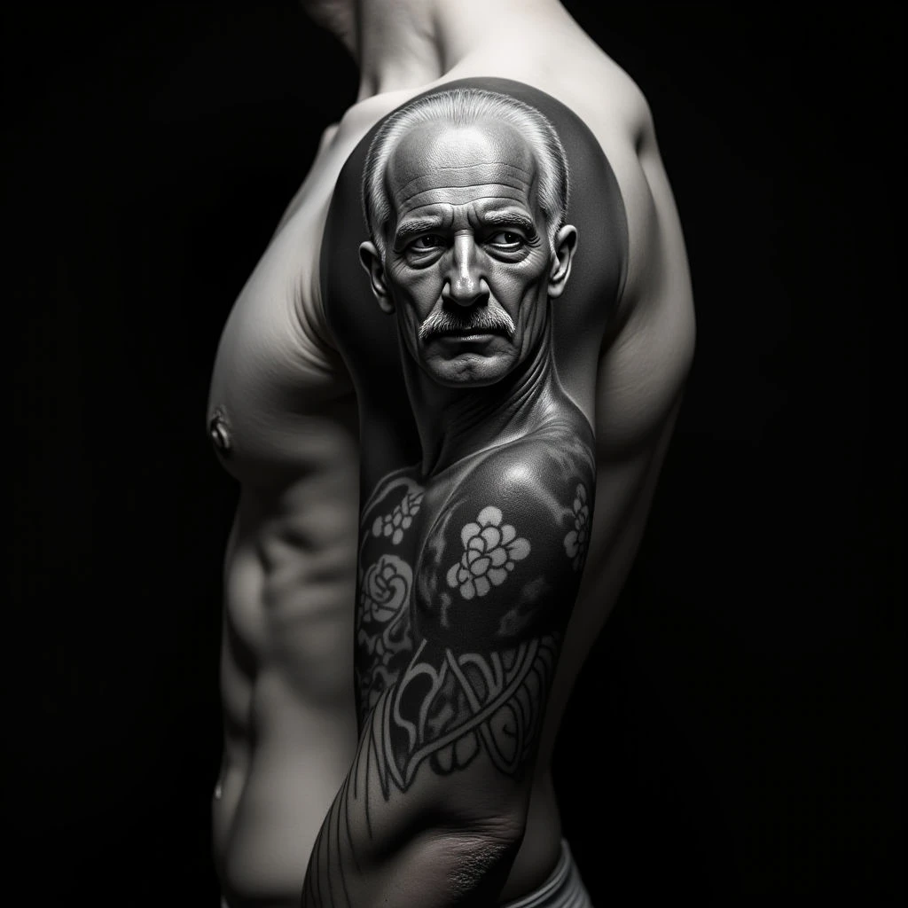 XXL Old School Arm Tattoos: Bold Placement Ideas for Men