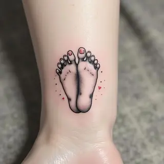 Tiny Steps, Lasting Memories: Baby Feet Tattoo Ideas & Meanings