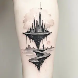 Dreamscapes Etched: Small Tattoo Designs for Women