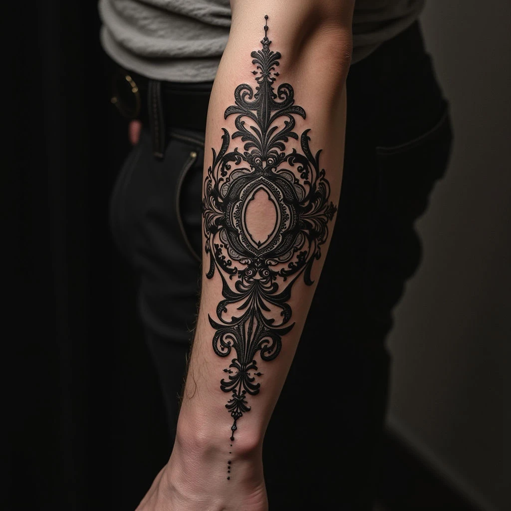 Elegant Forearm Tattoo Designs for Men: A Guide to Ornamental Artistry