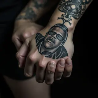 Best Friend Tattoos on Hand: Illustrative Designs & Inspiration