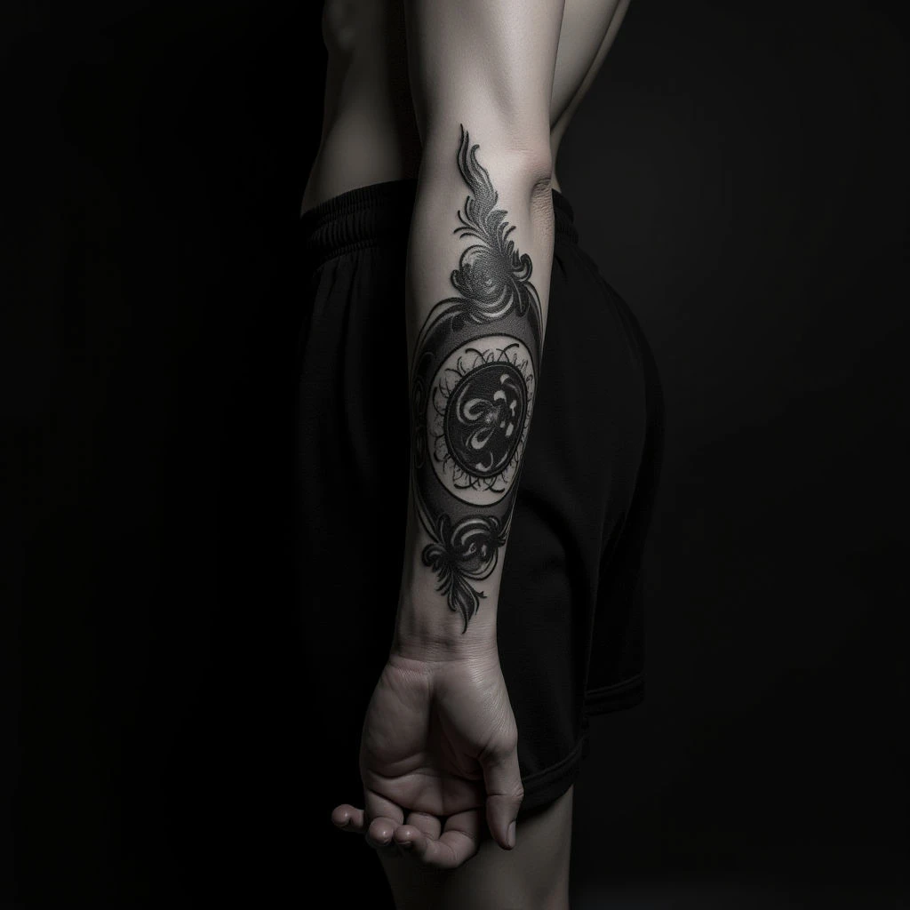 Cool Black and Grey Hip Tattoos for Men & Women
