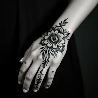 Simple & Beautiful Japanese Hand Tattoos for Girls