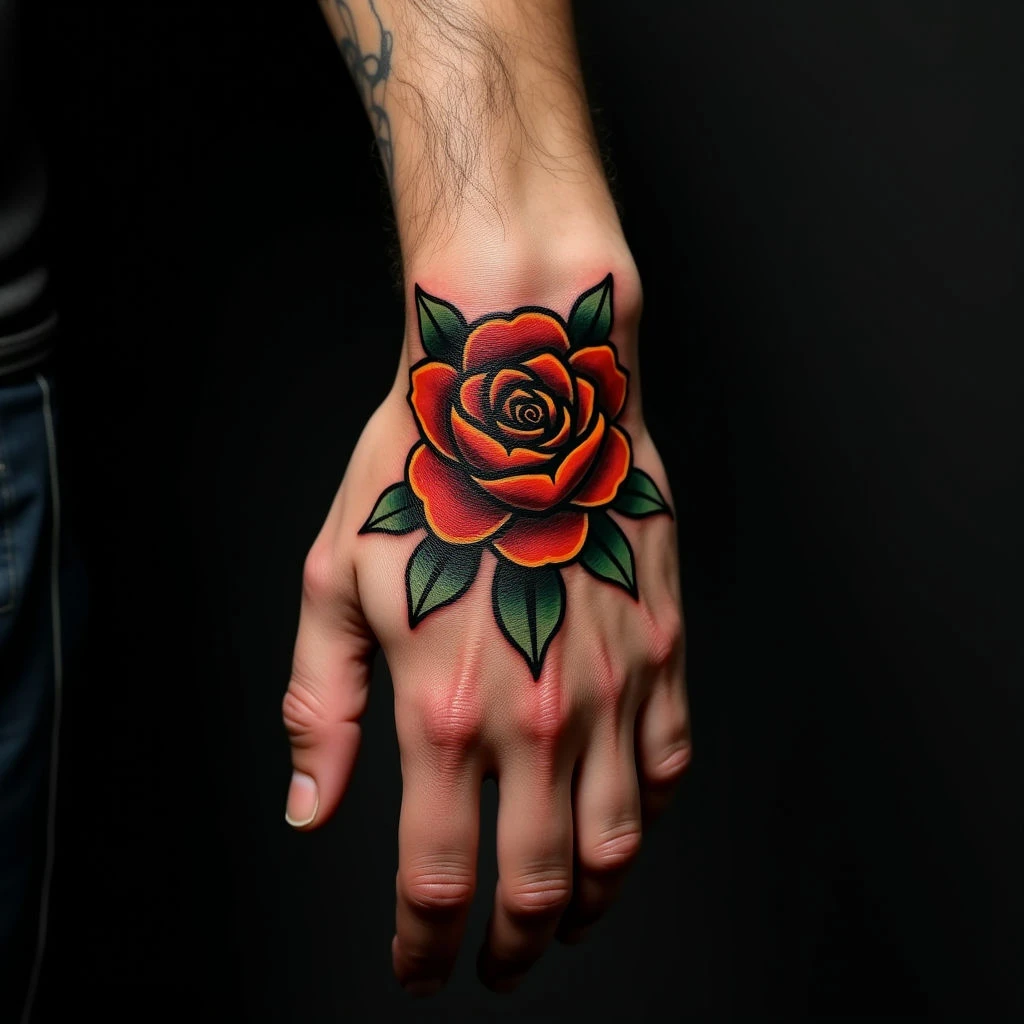Cool Old School Ankle Tattoos for Men | Black & Grey Designs