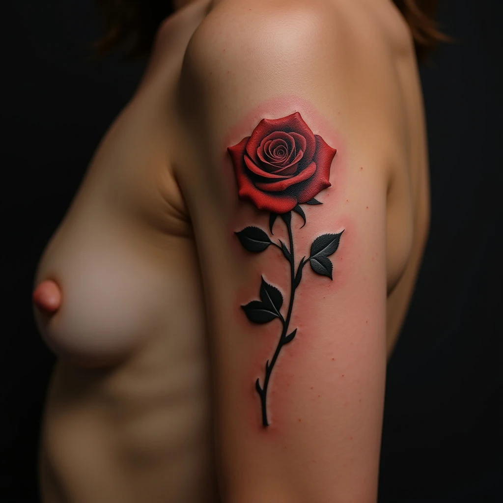 Small Black Spine Tattoos with Deep Meaning