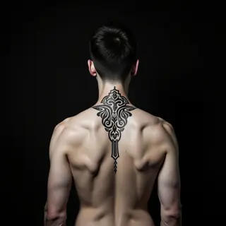 Powerful Neck Tattoos: Tribal Designs for Men