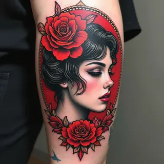 What Are Black and Red Tattoos Called?