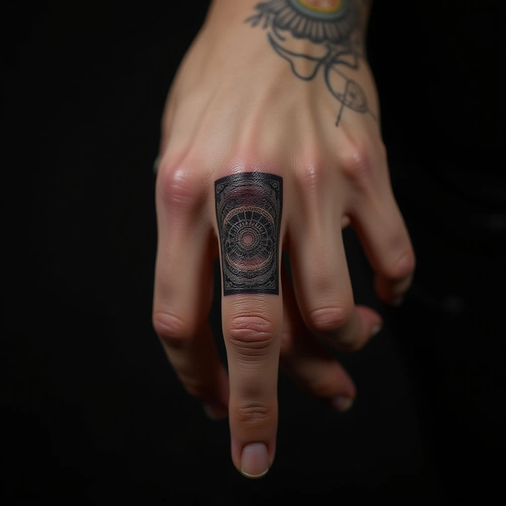 Small & Meaningful Finger Tattoos: Neo-Traditional Designs