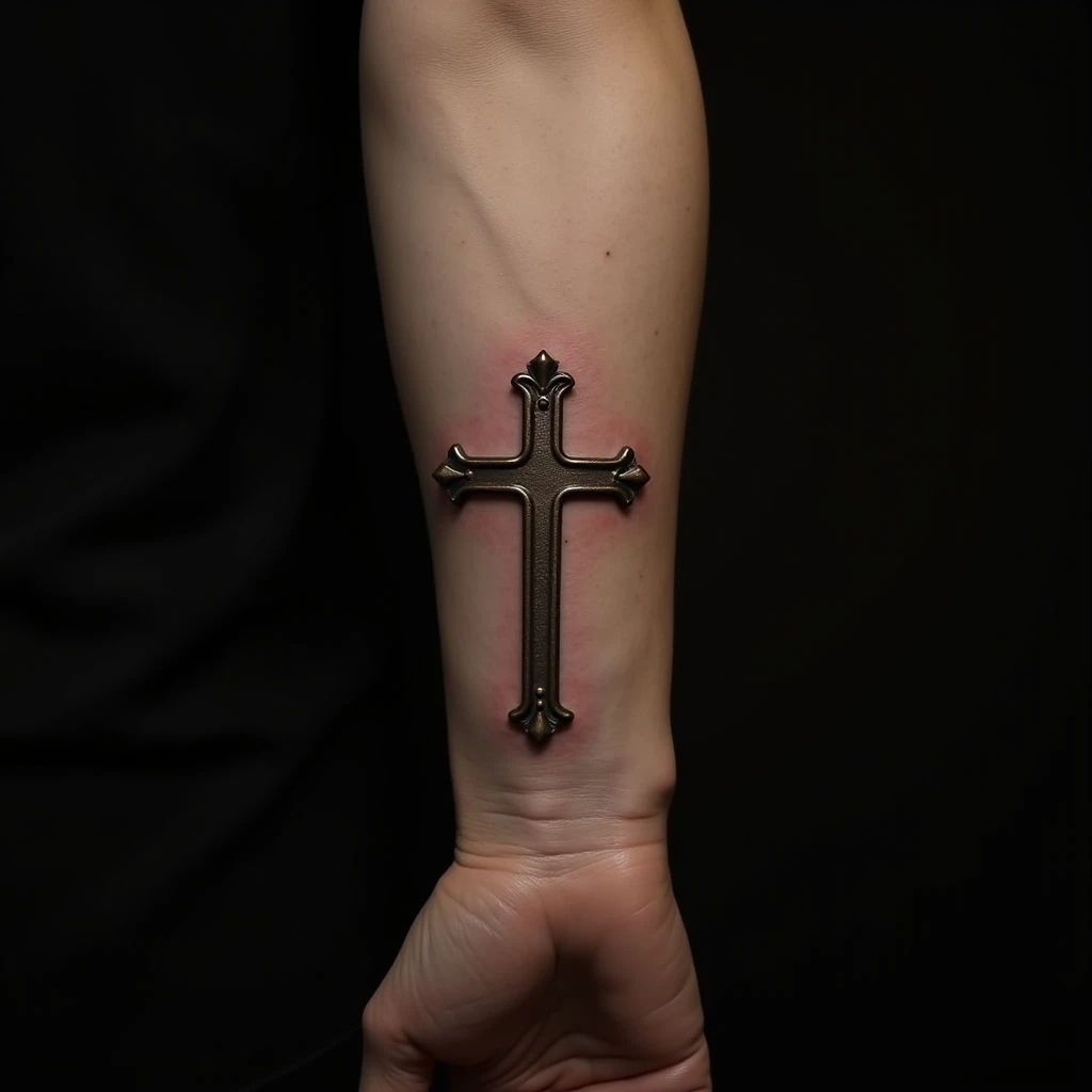 Small & Subtle Faith Tattoo Designs for Women (Forearm)