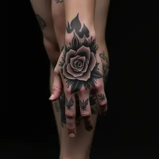 Ring Finger Tattoos for Women: Bold Leg Designs