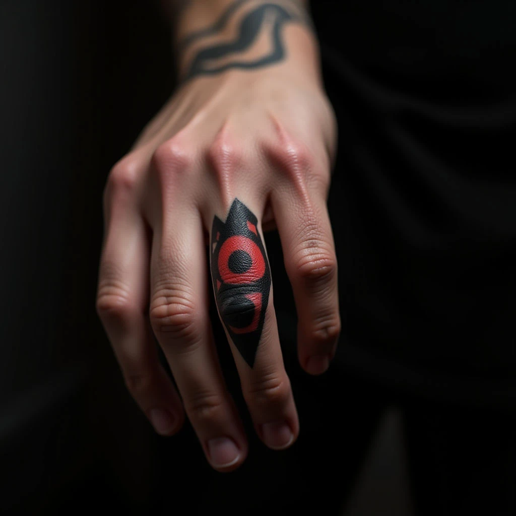 Electric Finger Trash Polka Tattoo Ideas for Men