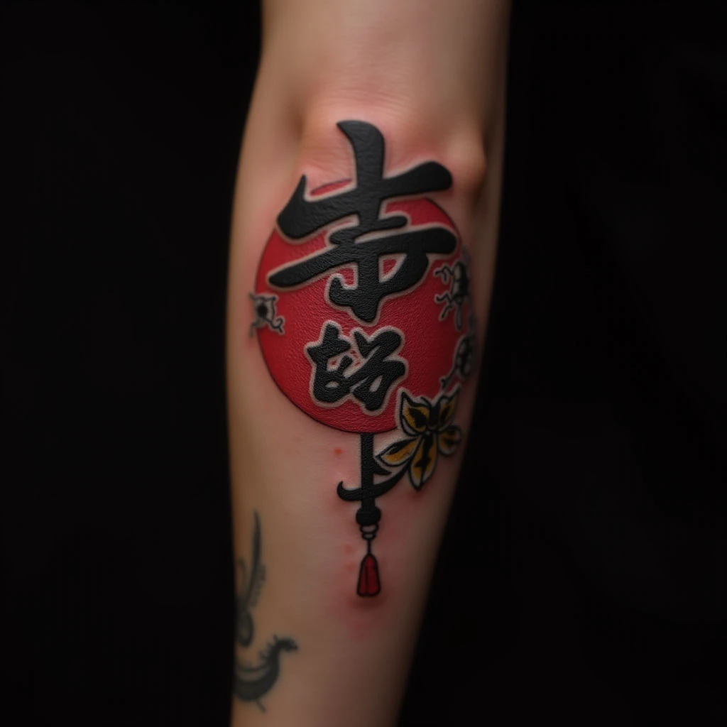 Small Japanese Finger Tattoos: Bold Blackwork Designs