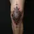 Hidden Knee Tattoos: Blackwork & Pastel Inspiration