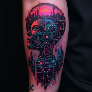 Bringing Your Drawing to a Tattoo Artist: A Cyberpunk Guide
