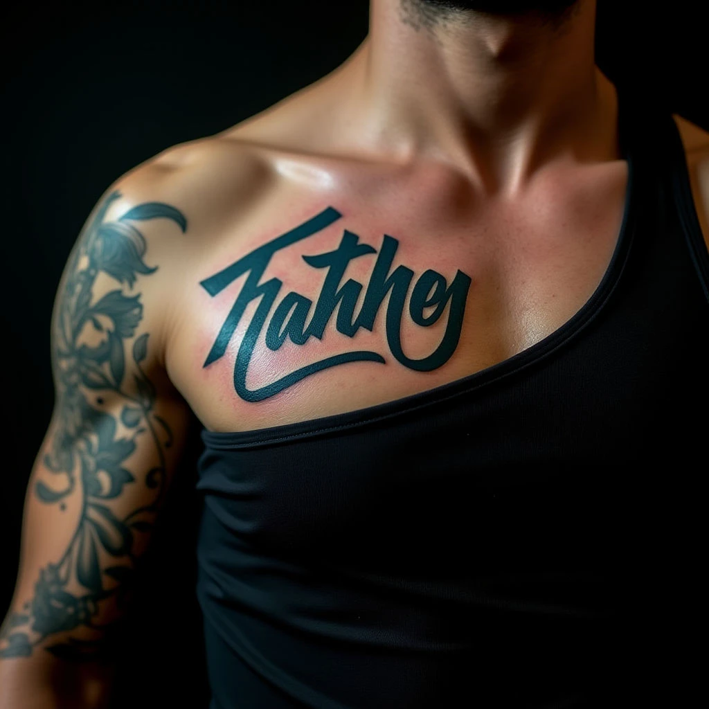 Powerful Family Forearm Tattoos for Sons: Calligraphy & Meaning