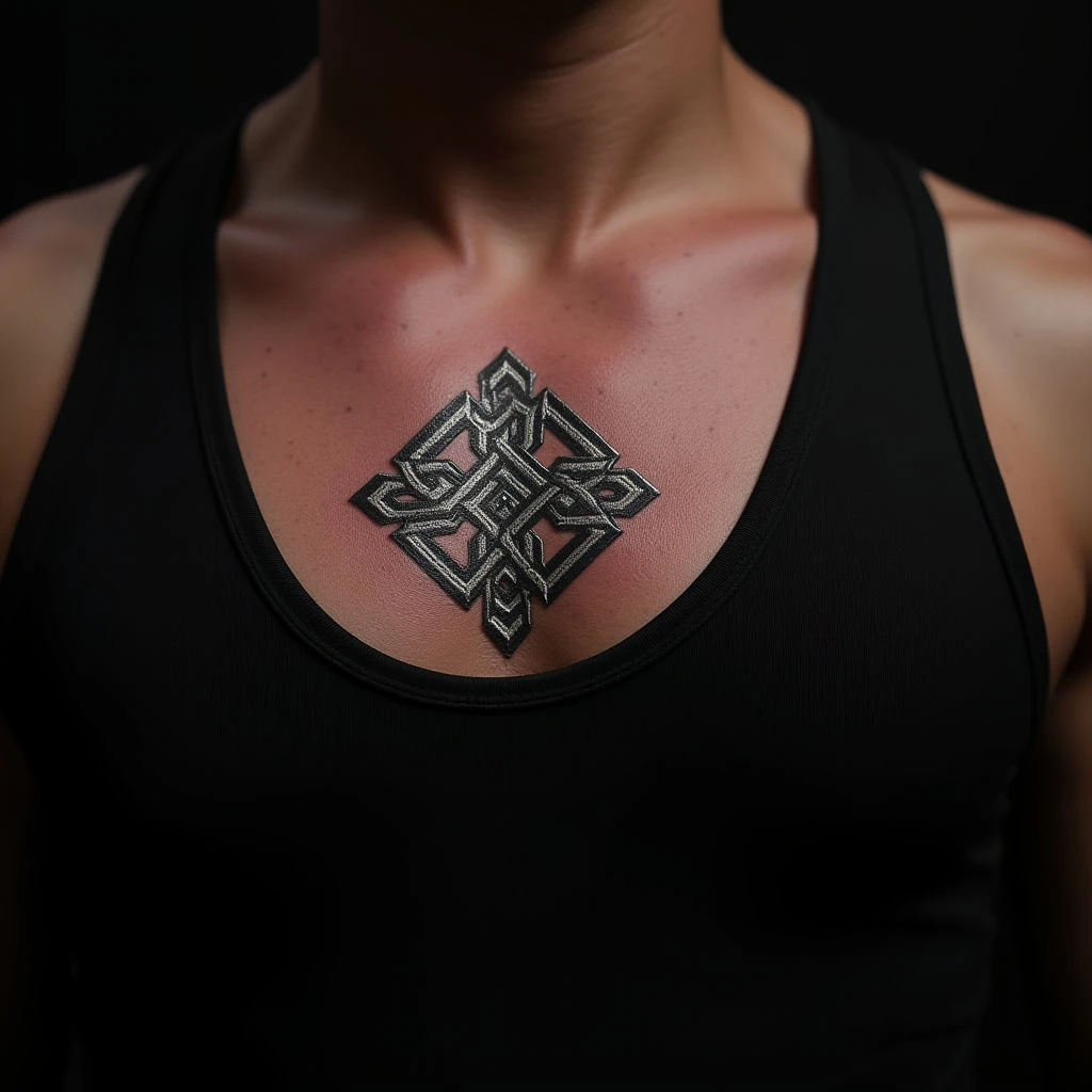Celtic Symbol Tattoos: Geometric Chest Designs & Meaning