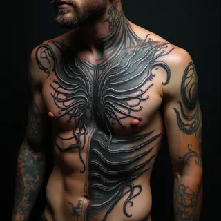 Chest Cover-Up Tattoo Ideas: Reimagining Your Skin Canvas