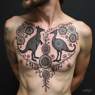 Dreamtime Stories Etched on Skin: Finding Names for Your Chest Tattoo