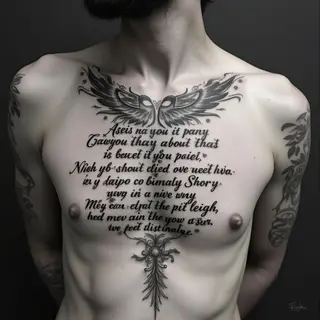 Biblical Chest Tattoos: Symbolism, Meaning & Design Ideas