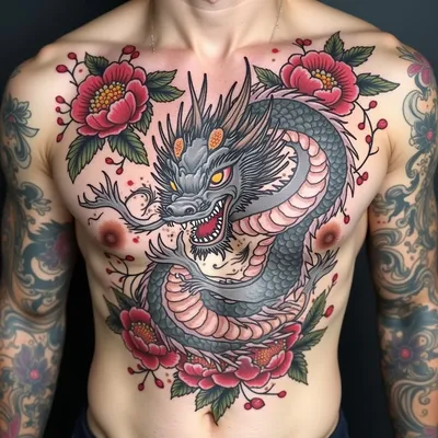 Chinese Chest Tattoo Ideas: Symbolism, Design & Placement