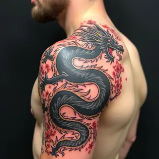 The Way of the Dragon: Chinese Style Tattoo Designs for Men