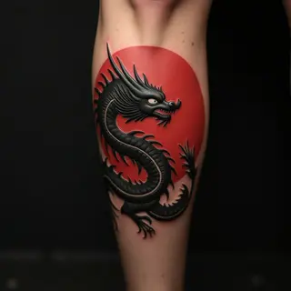 Powerful Chinese Calf Tattoos for Men: Meaning & Designs