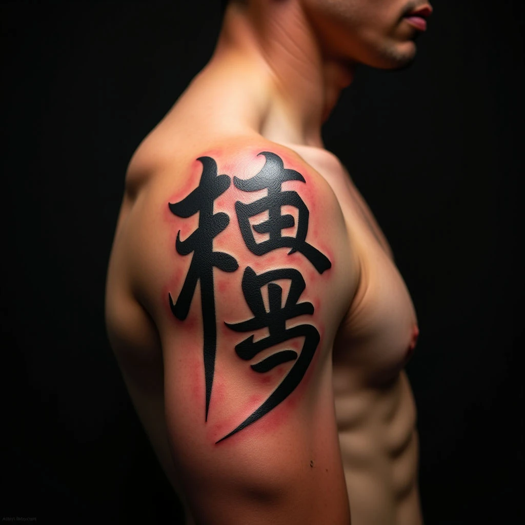 Old School Chinese Writing Tattoos for Men: Designs & Meanings