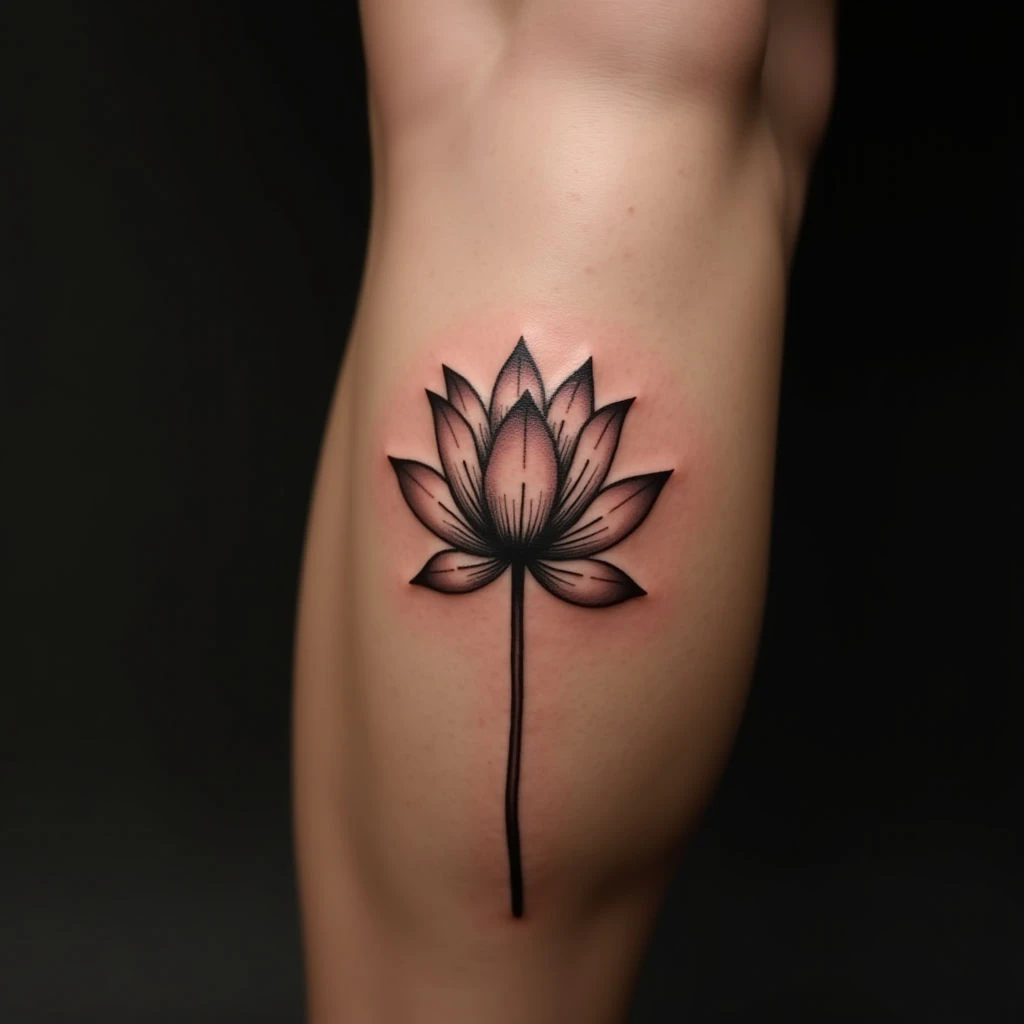 Simple Lotus Flower Tattoo: Meaning & Design Ideas