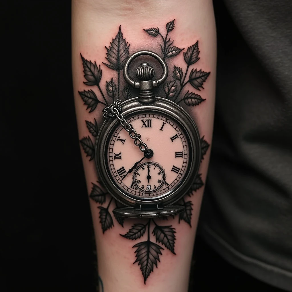 Two Clock Tattoo Designs: A Guide to Symbolism & Aesthetics