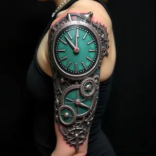 Clockwork Echoes: Surreal Tattoo Designs Inspired by Time