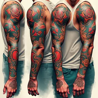 Color Sleeve Tattoo Ideas for Men: A Guide to Design & Meaning