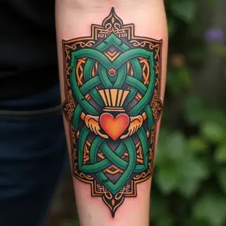Colored Forearm Tattoo Designs: A Guide to Celtic & Irish Symbolism