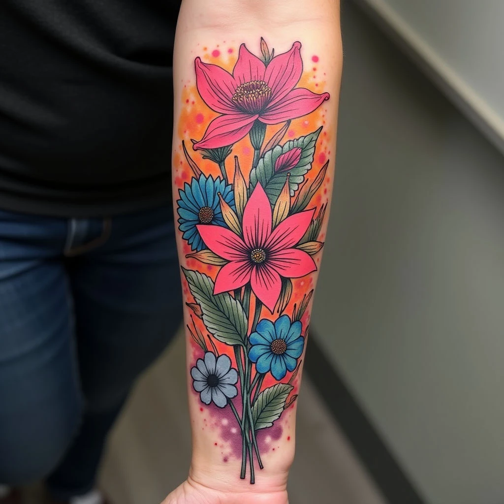 Vibrant Colored Forearm Tattoo Designs: A Guide to Inspiration & Styles