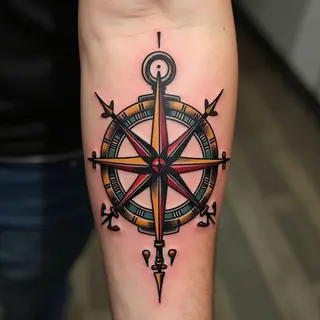 Compass Forearm Tattoo: Meaning & Inspiration