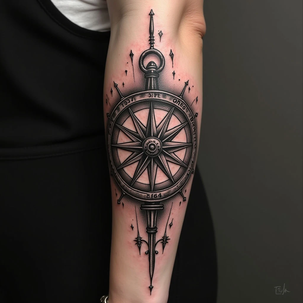 Compass Sleeve Tattoo Design: A Guide to Navigation & Meaning