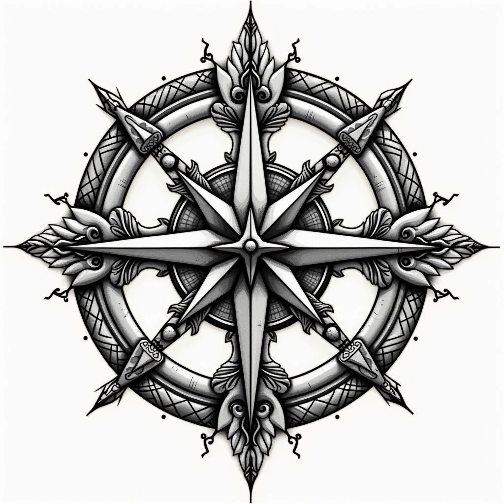What Does a Compass Tattoo Mean for Guys?
