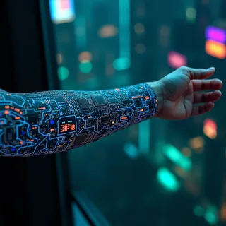 Cool Arm Tattoo Ideas: Cyberpunk & Futuristic Visions