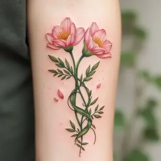 Cool Best Friend Tattoo Ideas: A Botanical Guide