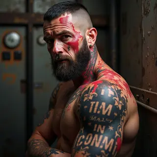 Cool Bicep Tattoo Ideas for Men: A Trash Polka Perspective