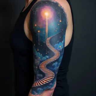 Ethereal Sleeves: Surreal Tattoo Designs & Interpretations