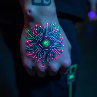 Cool Small Tattoos for Men's Hands: A Cyberpunk Guide