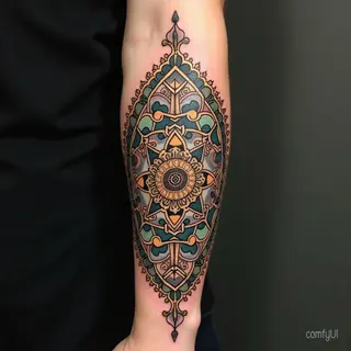 Cool Tattoo Ideas for Arm: A Geometric Exploration