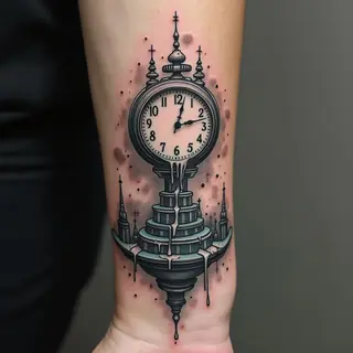 Cool Wrist Tattoos: Dreamscapes & Surreal Symbols